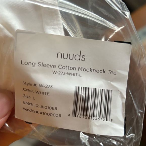 NUUDS Long Sleeve Mock Neck Shirt - Picture 6 of 6